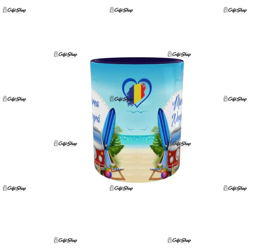 Marea neagra, model 1, cana ceramica, 330ml